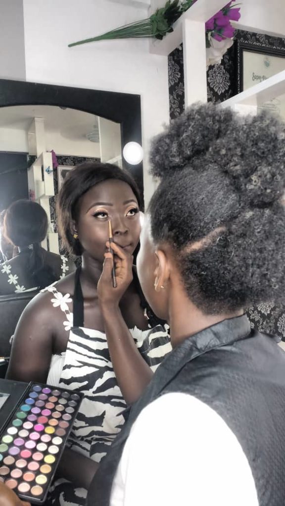 Mobile make up artist Ghana